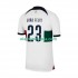 Camisola Portugal Joao Felix 23 Homem Equipamento Segundo Copa do Mundo 2022 Manga Curta